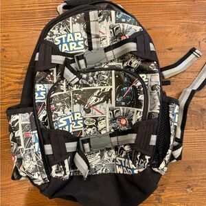 Pottery Barn Kids Star Wars Comic Backpack - Black and White